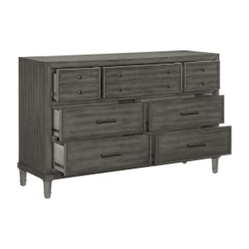 Commode 7 tiroirs H 58 po Hailee