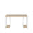 Academy Desk Metal Base Writing Desk-813478187