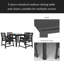 Table et chaises de salle à manger d'extérieur standard 5 pièces, convenant à de multiples décors-901890746-901890747-901890748