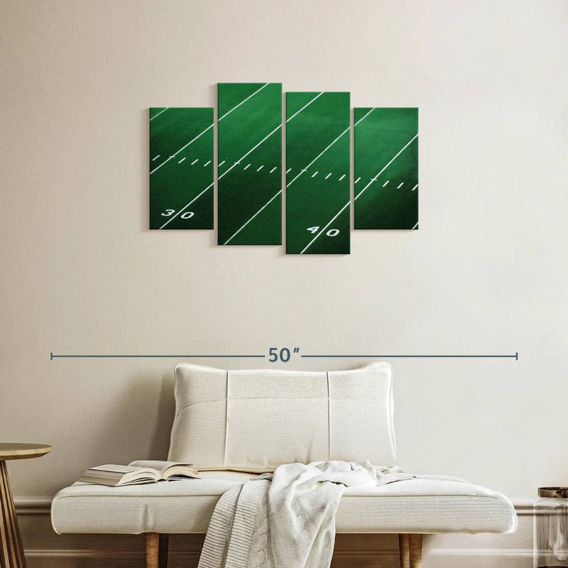 Lined football field Sireci, H 22 po x l 36 po