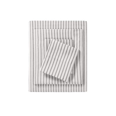 DelRe Microfiber Striped Sheet Set