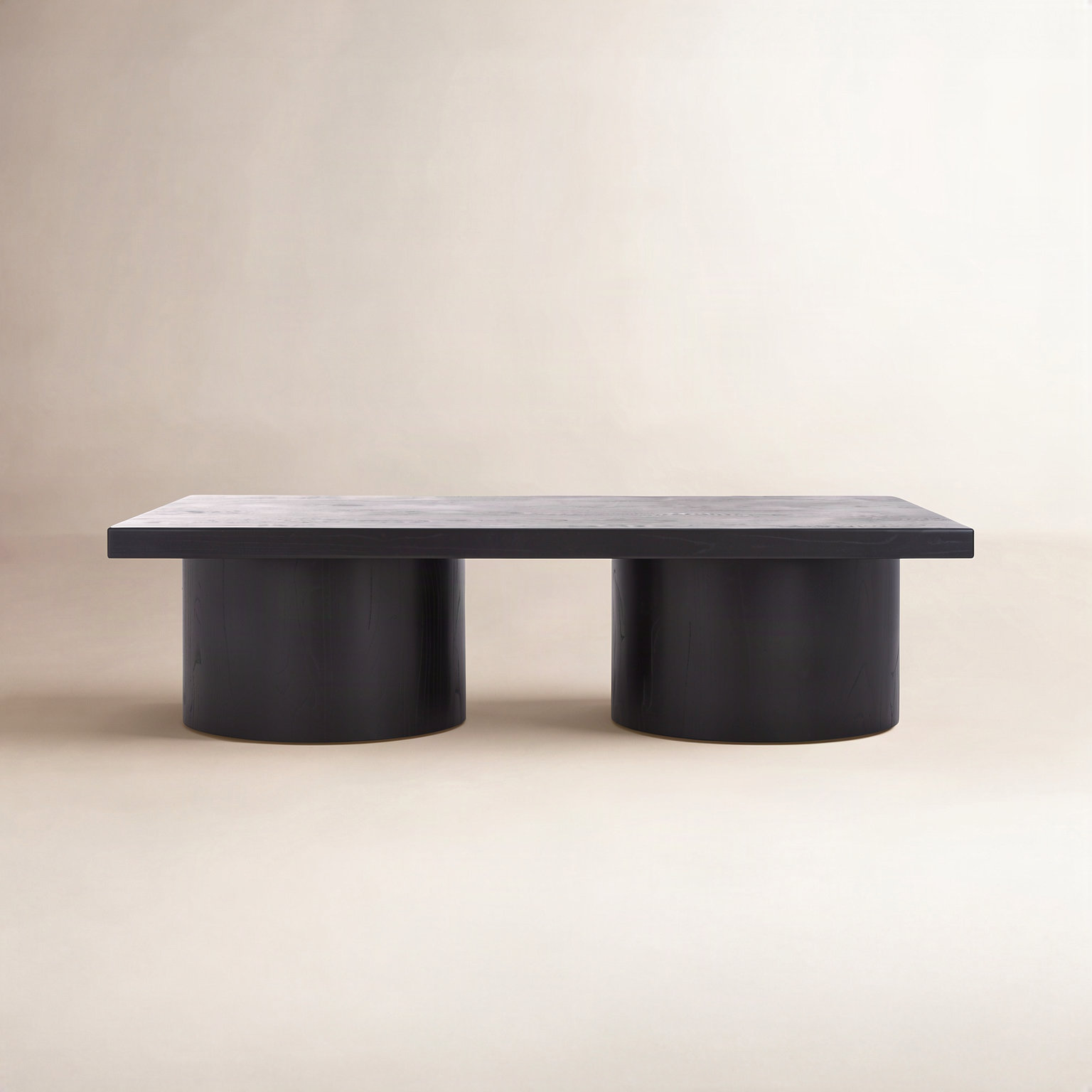 Hidalgo Solid Wood Single Coffee Table, Black