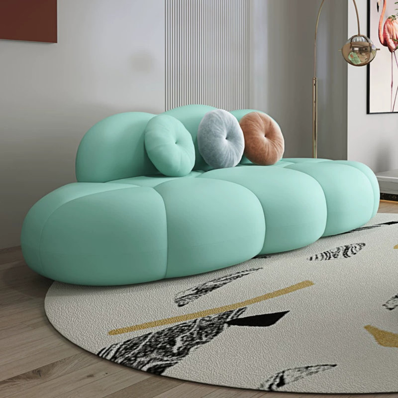 Personality Leisure Creative Sofa, Teal