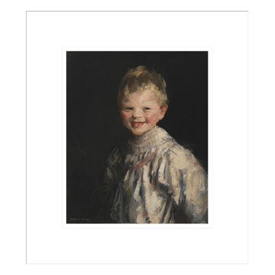 «Laughing Child» par Robert Henri, impression giclée sur cadre
