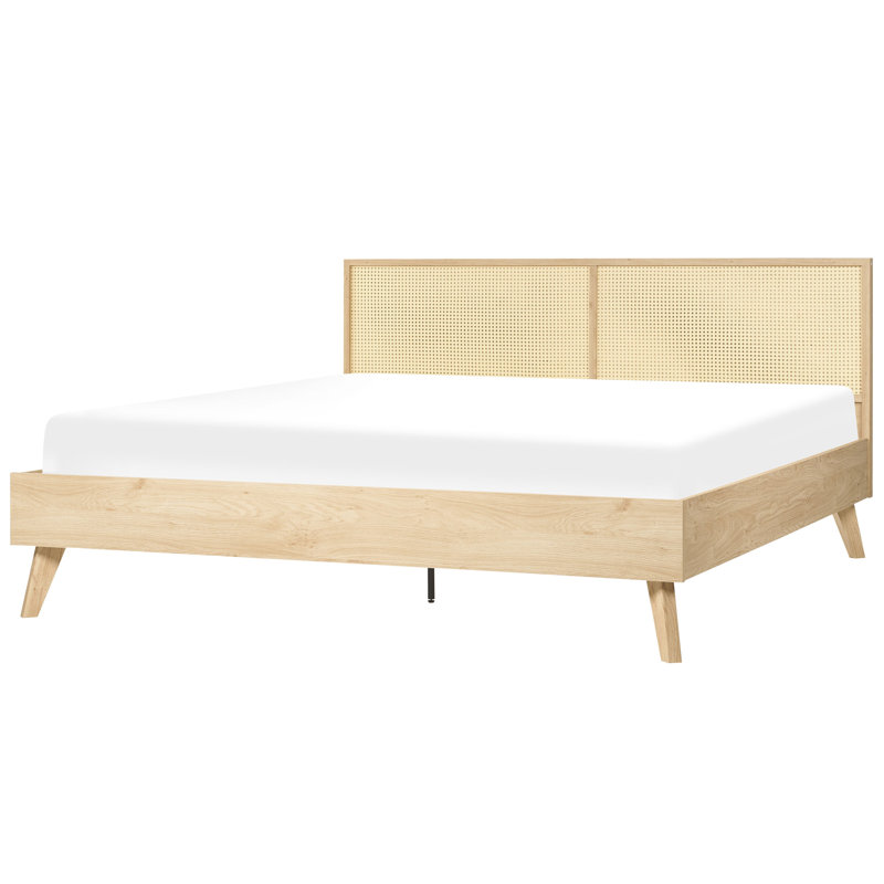 Adedapo Bed, Super King (6'), Light Wood