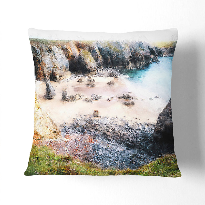 Square Cushion, 55cm H x 55cm W x 20cm D, Black