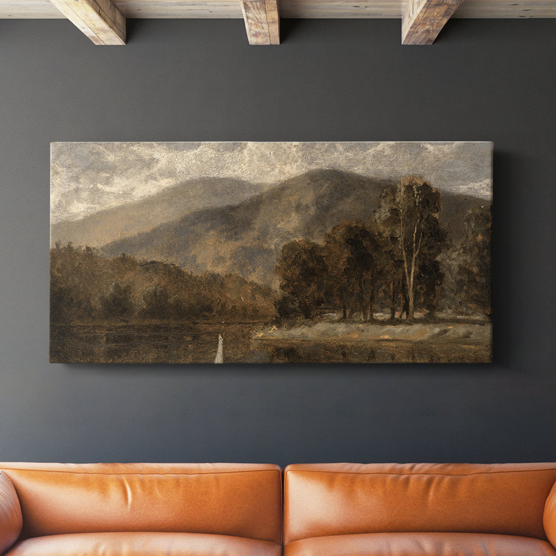 Série paysage - DCCDXL III - Toile tendue avec châssis - Prêt à être accroché, H 16 po x l 32 po