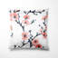 Coussin décoratif moderne - Coussin imprimé floral rose Wabi-125945496