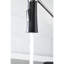 Robinet de cuisine en métal noir mat à fixation sur le comptoir, 1,8 gallon par minute avec distributeur escamotable et savon, robinet de corrosion noir, finition anticorrosion