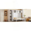 Grand lit escamotable mural avec armoires, grand