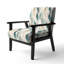 Fauteuil d'appoint rembourré moderne et contemporain Subdued Elegance I