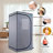Portable Grey Mini Plus Style Steam Sauna Tent–Personal Home Spa, With Steam Generator, Remote Control, Foldable Chair, PVC Pipes. Easy To Install,Fast Heating, With FCC & UL Certification-119344868
