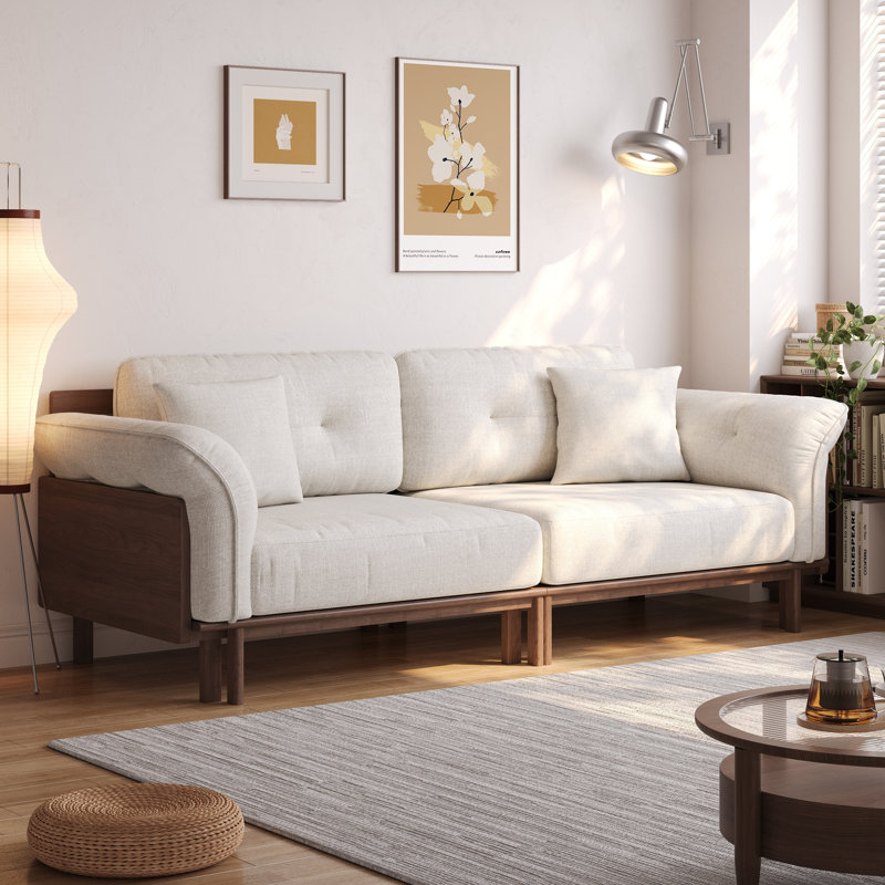  Canapé-lit en velours côtelé vert moderne avec cadre en panneau de fibres à densité moyenne 82,7 po Grimpante, Corduroy