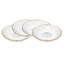Dublin Crystal Gold Rim Dessert Plate