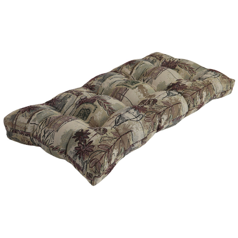 42-Inch By 19-Inch Tufted Tapestry Loveseat Cushion