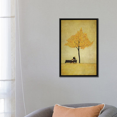 The Cherry Tree - Fall Painting Print on Wrapped Canvas -  Red Barrel Studio®, RDBS6106 32123479