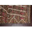 Tapis brun en laine noué à la main de conception unique 6 pi 1 po x 10 pi 1 po marocain