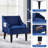 Kempez Velvet Barrel Chair-157290852