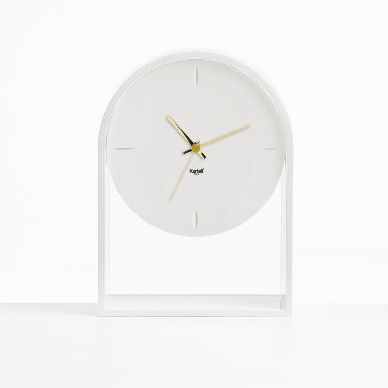 Air Du Temps Mechanical Clock, White
