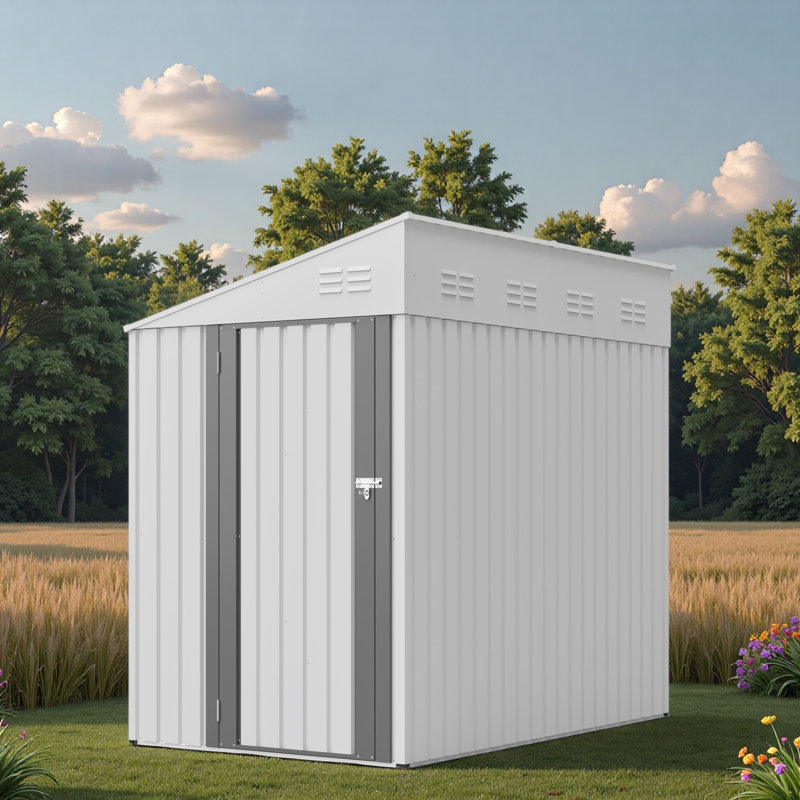 4' x 7' Lean-To Storage Shed