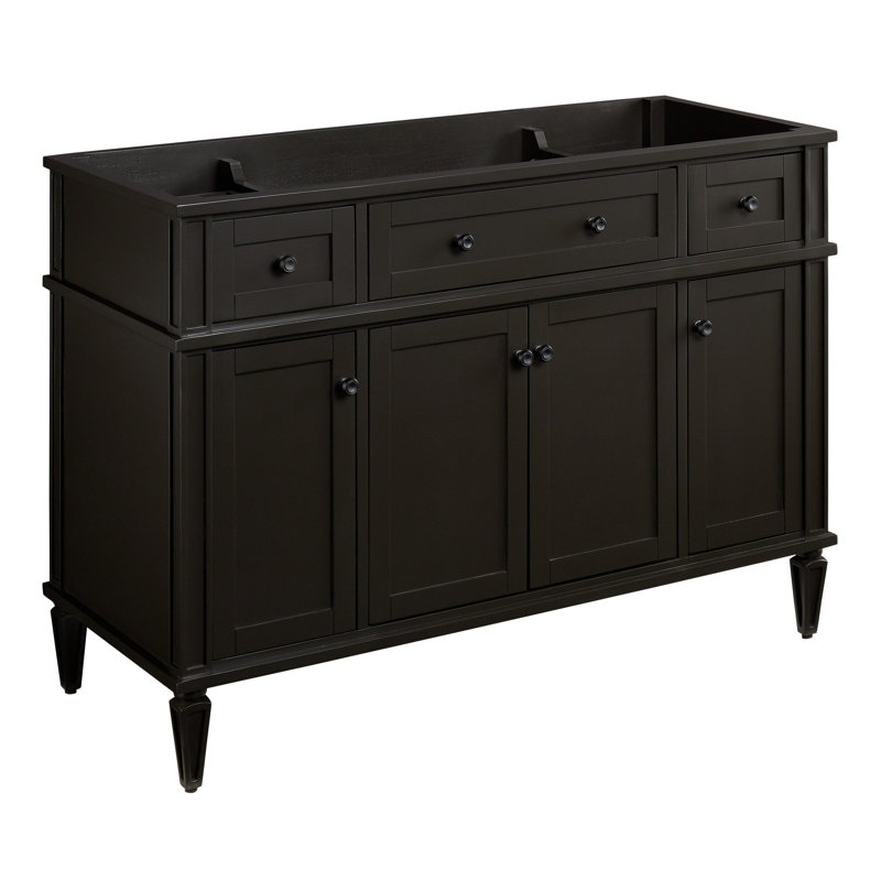 48" Elmdale Vanity - Vanity Cabinet Only, Charcoal Black