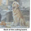Planche à découper en verre Golden Retriever