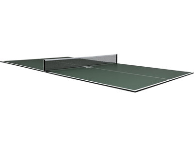 JOOLA Ping Pong Conversion Top With Net Set For Billiard And Pool Tables - Regulation Top Converts Billiards Into Ping Pong Table - Includes Foam Padding For Protection - Steel Frame Option