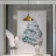Ezzell 1 - Light Yellow Brass Dome Pendant