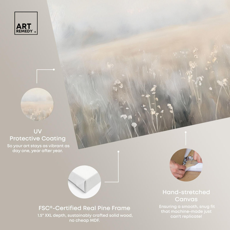 «Sunset Wheatlands», toile rustique par Art Remedy, Toile tendue, H 30 po x l 45 po
