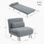 Romig Single 75cm Upholstered Convertible Sofa-815261063
