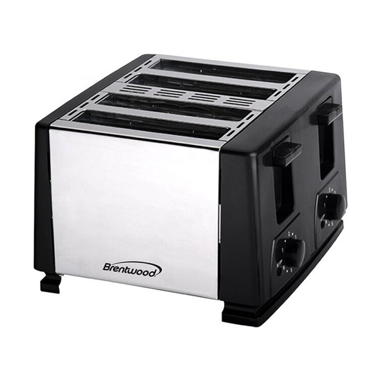 Lifease Geek Chef 4 Slice Stainless Steel Extra-wide Slot Toaster