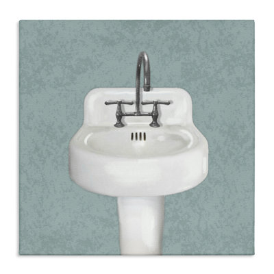 Toile simple pour lavabo de salle de bain, design par Matthew Piotrowicz