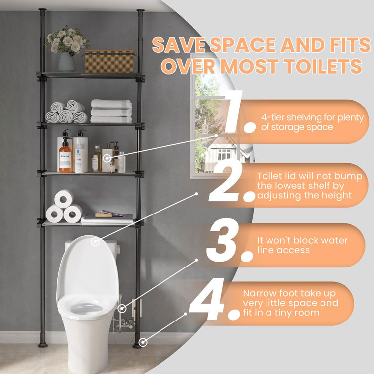 Rebrilliant Jarrion Freestanding Over-the-Toilet Storage