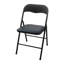 Plastic Development Group 34 Inch Card Table and 4 Chair Furniture Set, Black