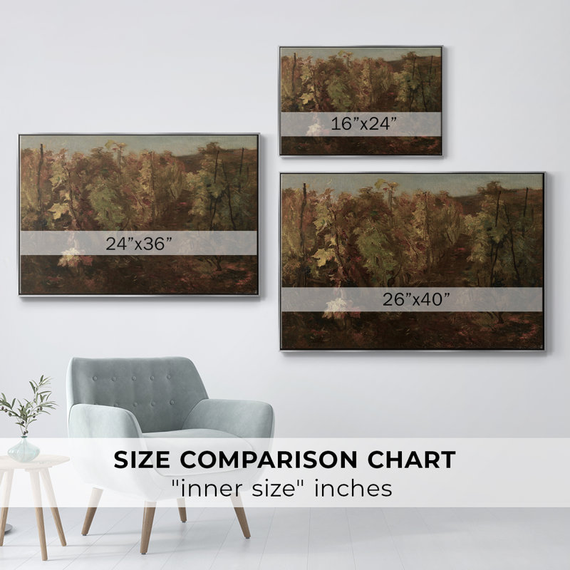 «Vintage Landscape -CCCXIX» sur toile, H 27 po x l 41 po