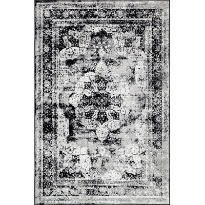 Tapis à motif oriental gris Oneita