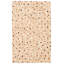 Tapis beige en peau de vache Hawarth