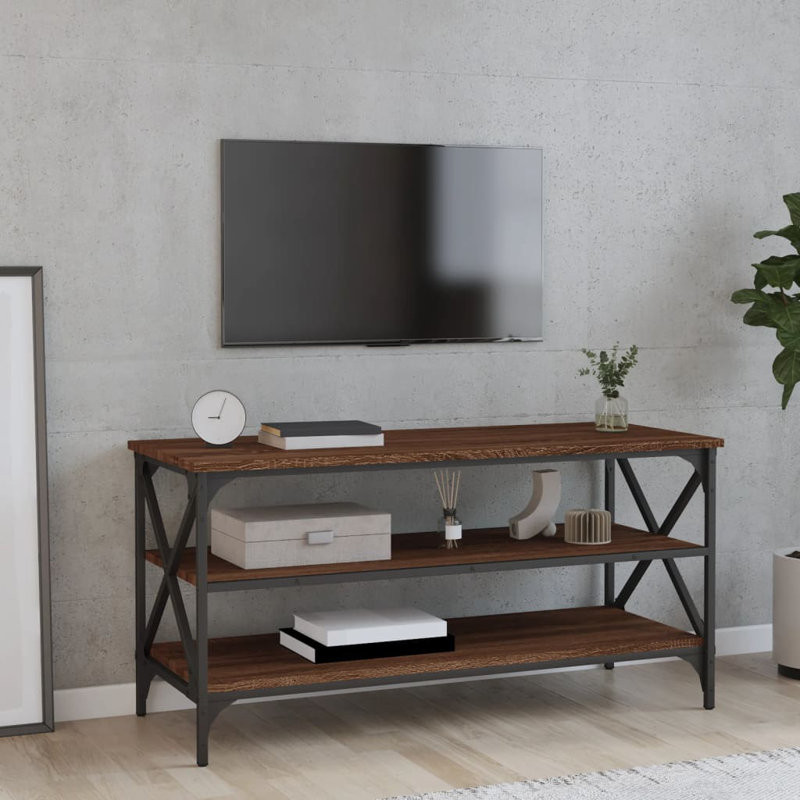 Cormican Unfinished TV Stand for TVs up to 43", Brown