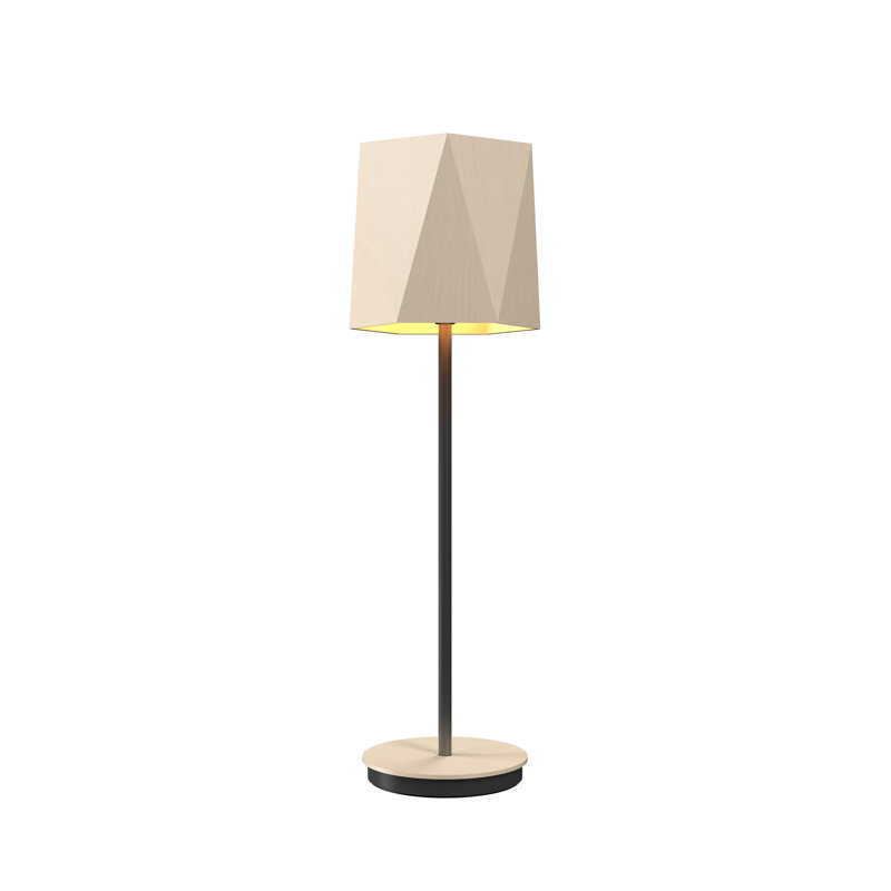 Facet Buffet Table Lamp, 29.92" H x 7.9" W x 7.9" D, Organic Cappuccino