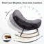 Chaise berçante intérieure / extérieure avec tissage en rotin et structure en acier-760739461-760739463