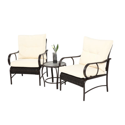 Chaise d'extérieur pour patio - 3 pièces Modern Furniture