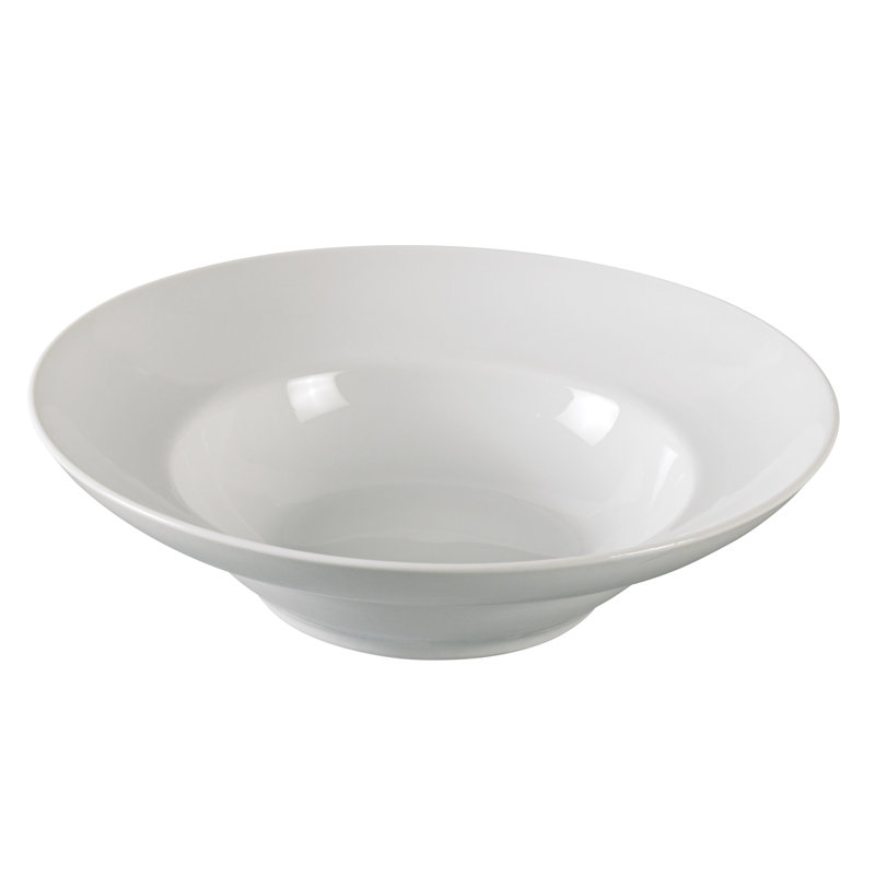 Abco 96 oz. Deep Mediterranean Pasta Bowl