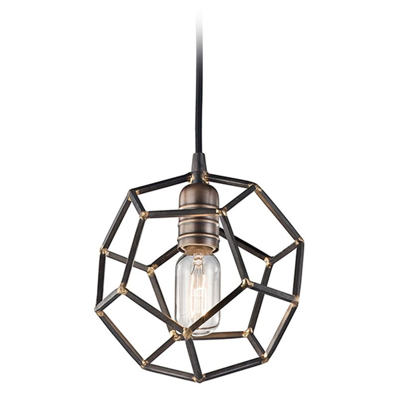 Luminaire suspendu géométrique 1 lumière Tomaz