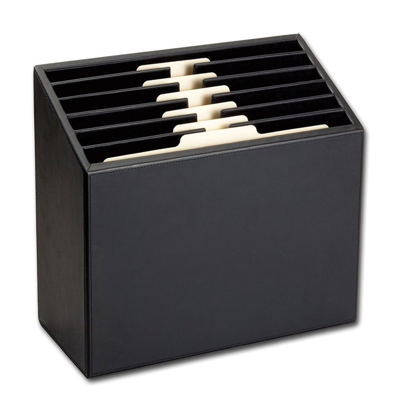 Bramfield Leather Stackable File Organizer