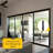 Patio Door Handle Black Finish-1927523964