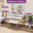 Makeup Vanity Table With LED Lighted Mirror-731557238
