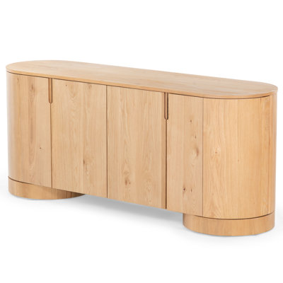 Jesbelina Oval 4 Door Wood Sideboard