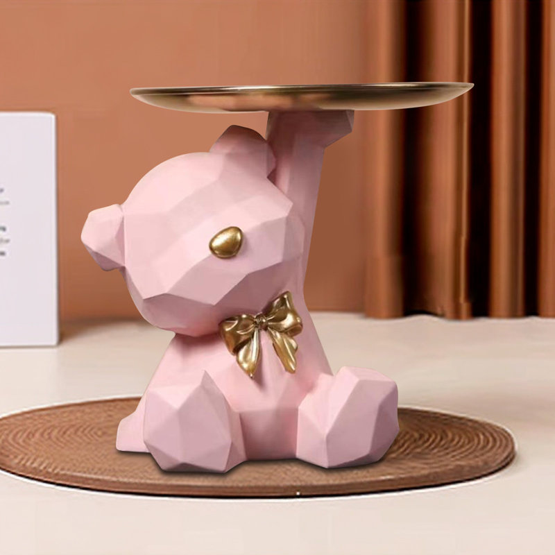 Ornements de plateau exquis et décoration multifonctionnelle, Rose