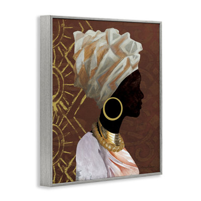 Traditional Portrait of Woman Framed Giclee Art by Cloverfield & Co.