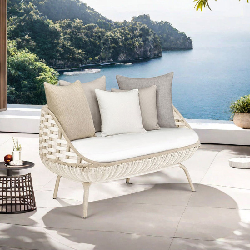 Meighan 53.54 " W Loveseat with Cushions